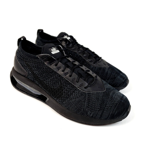 Nike Air Max Flyknit Racer Mens Size 13 Triple Black Running Sneaker Shoes main image 11